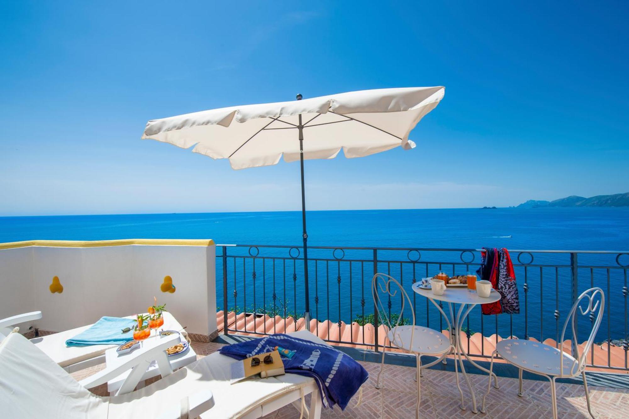 Ferienwohnung Casa Olga, Un Affaccio Sul Mare !! Praiano Exterior foto